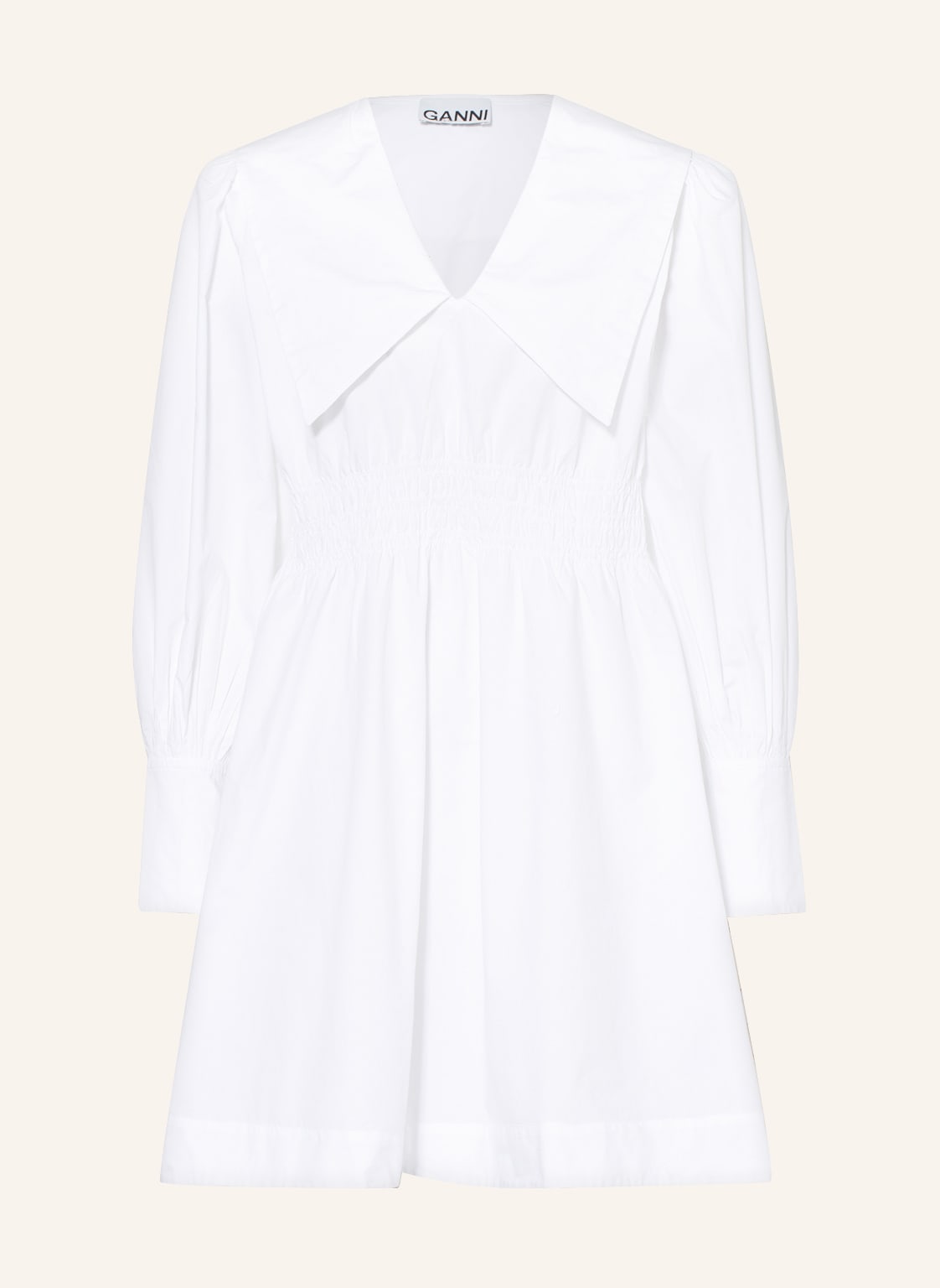 Image of Ganni Kleid weiss