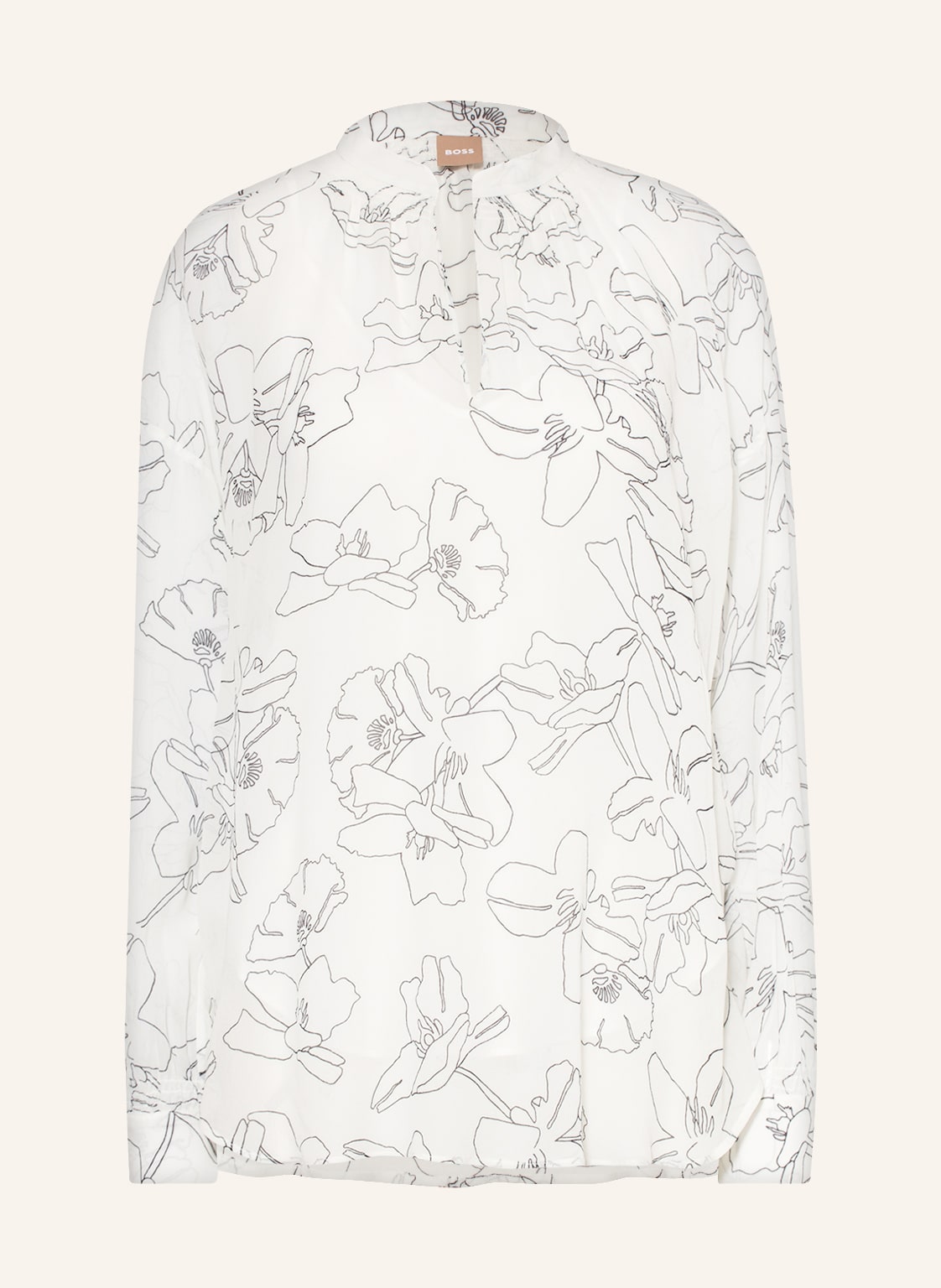 Image of Boss Blusenshirt Lanora weiss