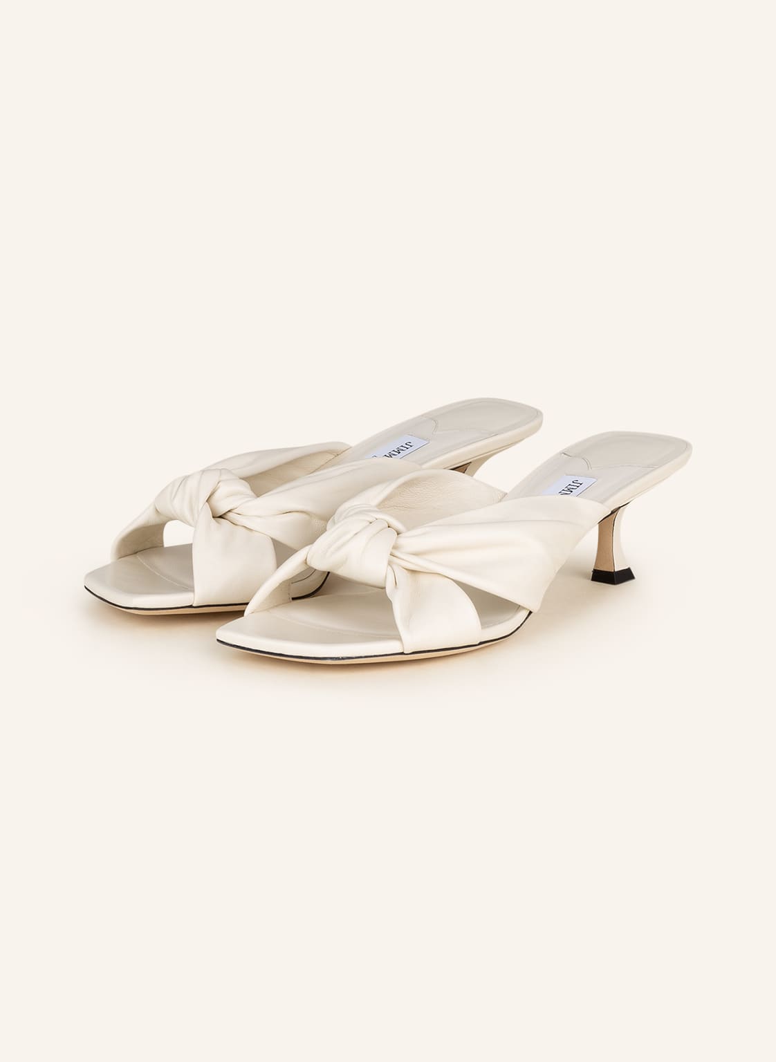 Image of Jimmy Choo Mules Avenue 50 weiss