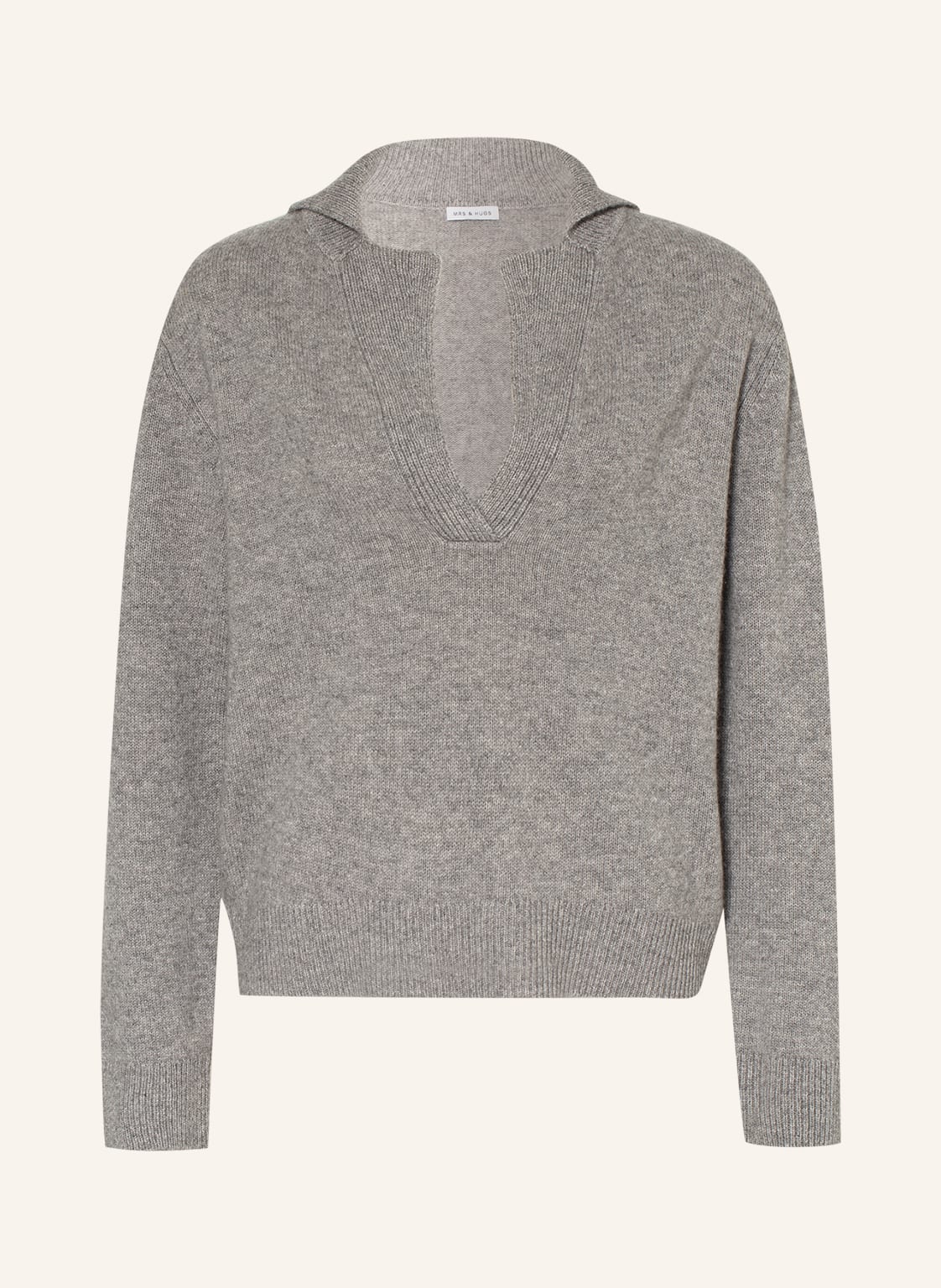 Image of Mrs & Hugs Pullover Mit Cashmere grau