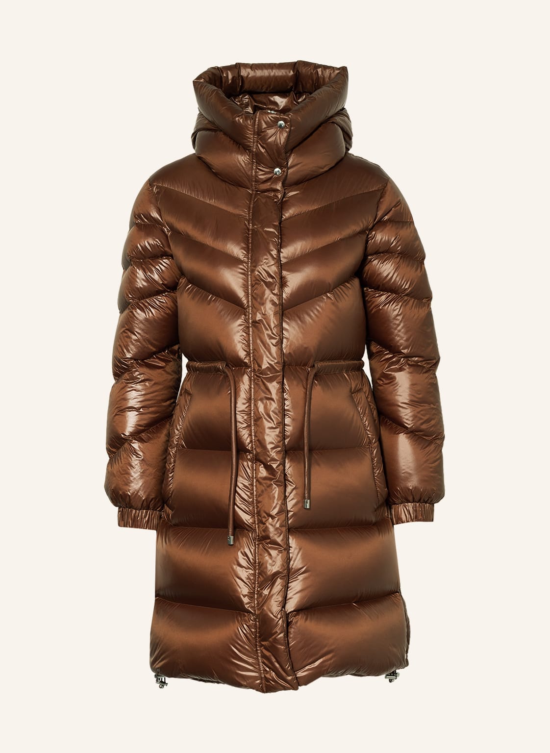 Image of Woolrich Daunenmantel Aliquippa Mit Abnehmbarer Kapuze braun