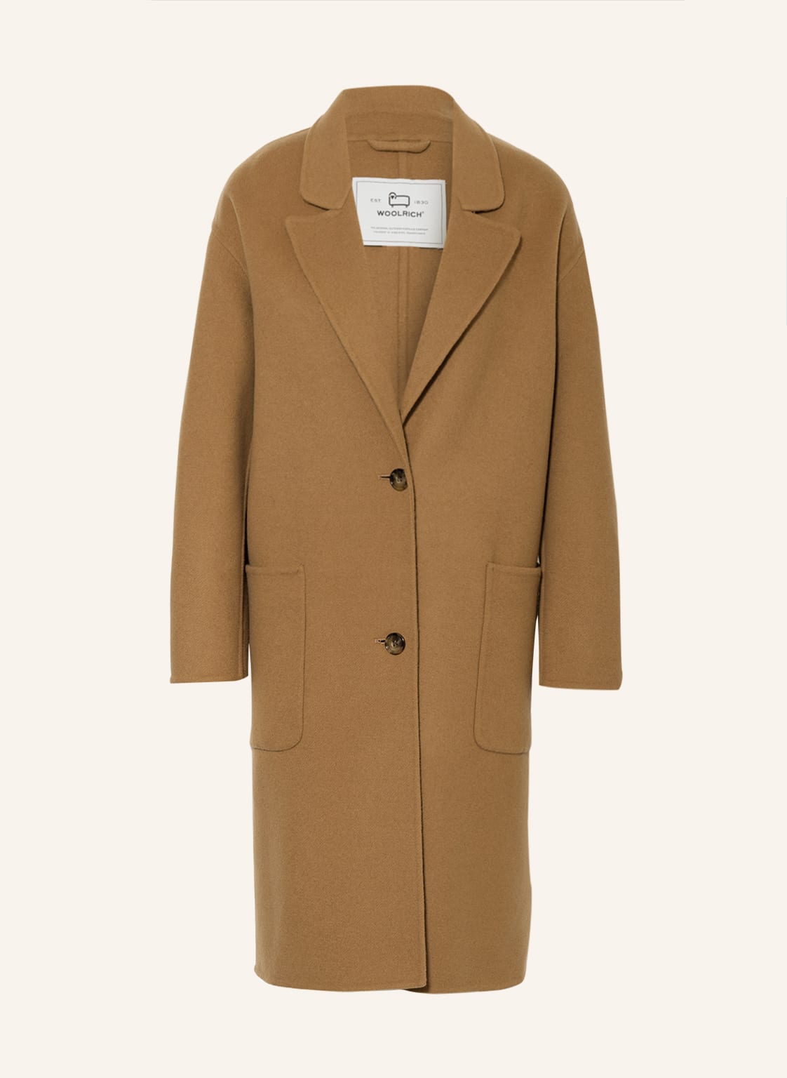 Image of Woolrich Wollmantel braun