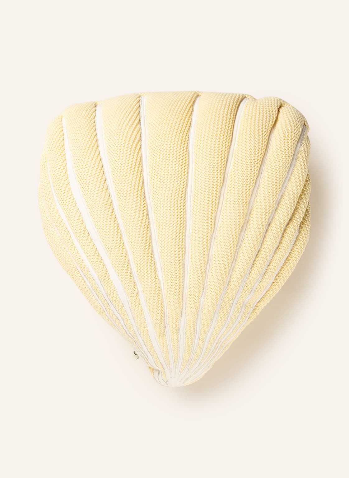 Image of Broste Copenhagen Dekokissen Seashell gelb