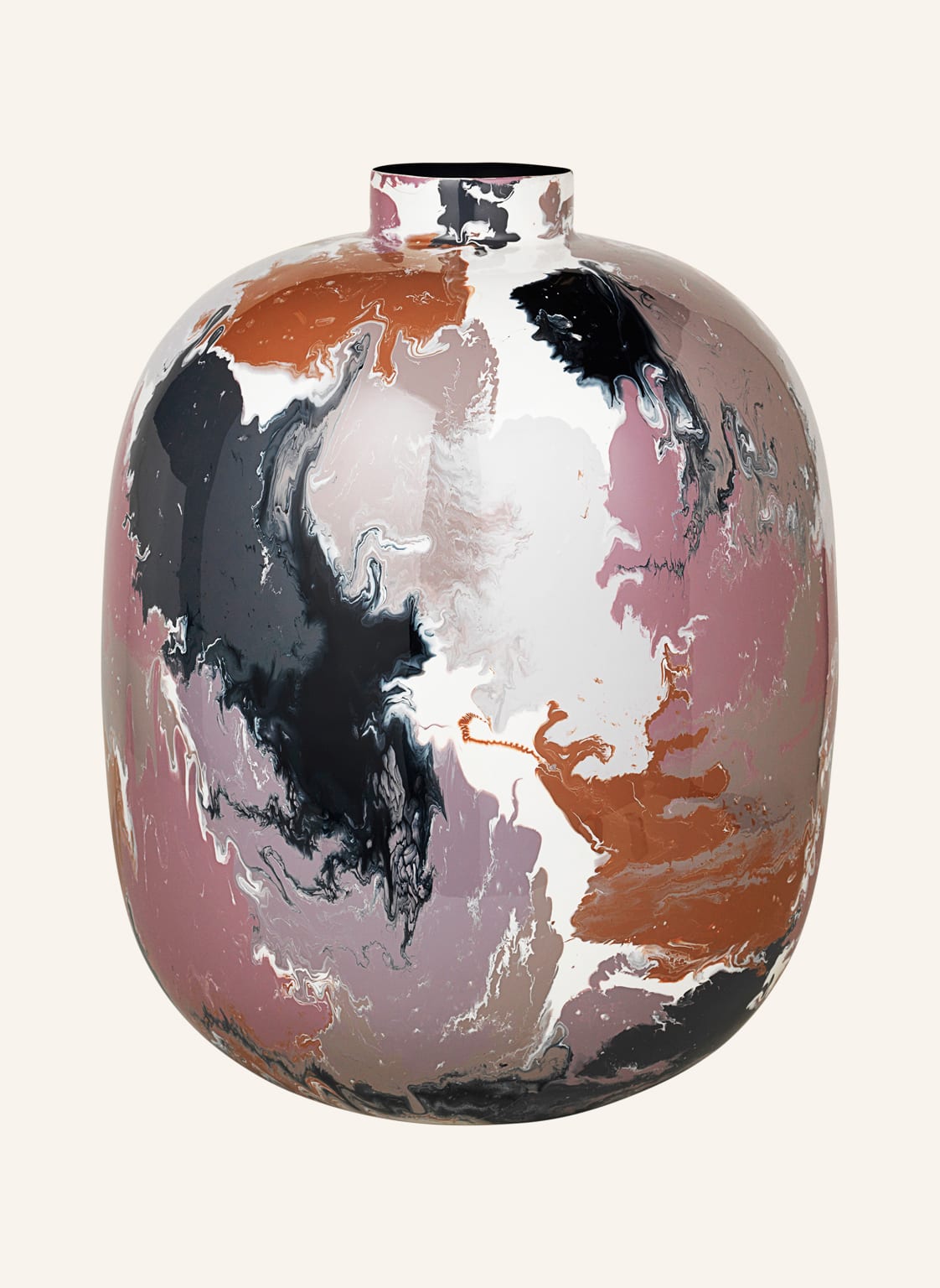 Image of Broste Copenhagen Vase Thyra schwarz