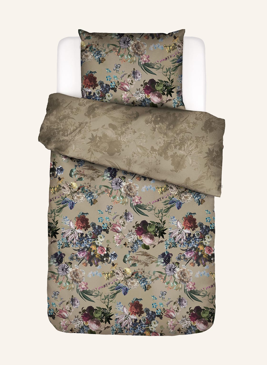 Image of Essenza Bettwäsche Isabelle Zum Wenden braun