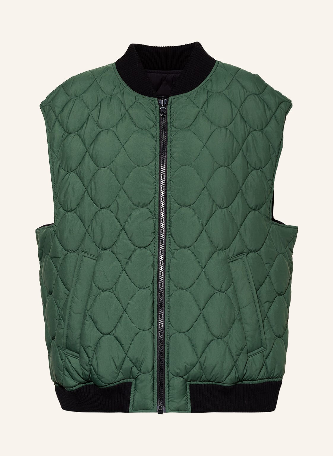 Image of Drykorn Oversized-Steppweste Hindon gruen