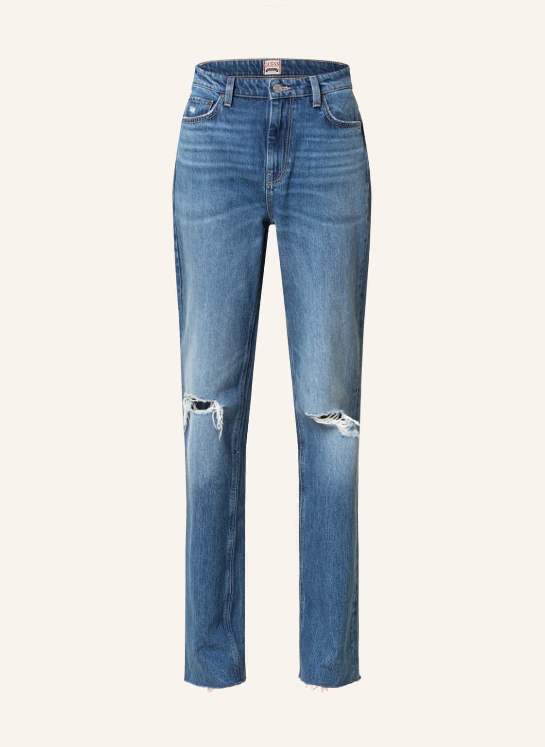 Image of Guess Straight Jeans blau