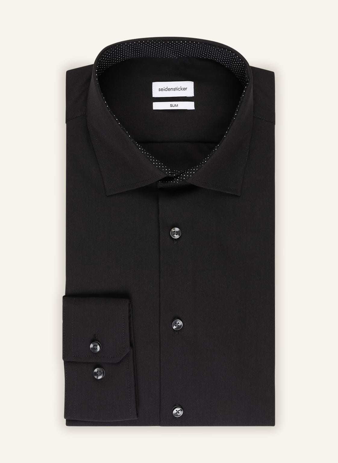 Image of Seidensticker Hemd Slim Fit schwarz