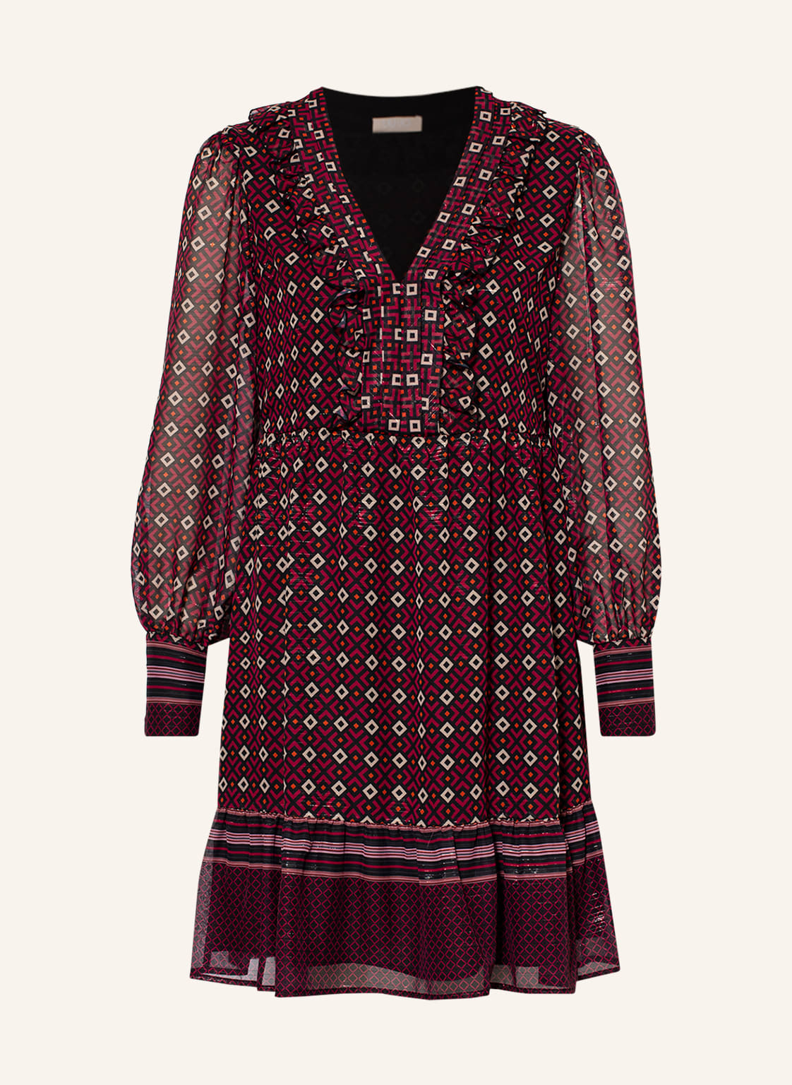 Image of Liu Jo Kleid Mit Glitzergarn pink