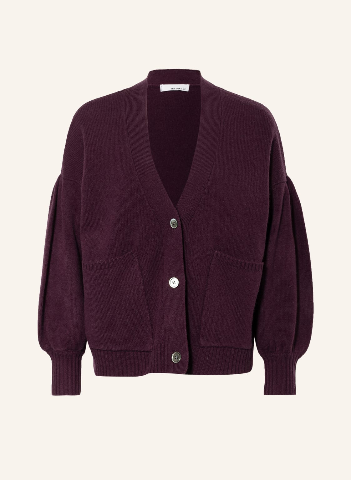 Image of Sem Per Lei Strickjacke Mit Cashmere rot