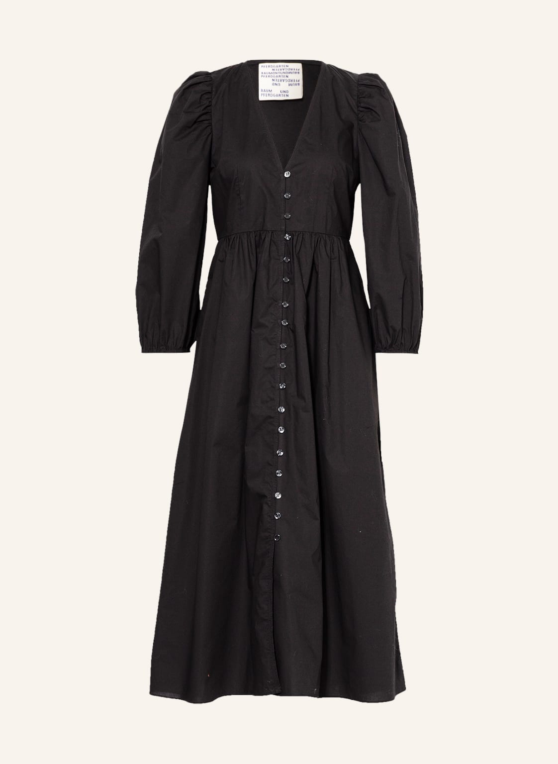 Image of Baum Und Pferdgarten Hemdblusenkleid Asana schwarz