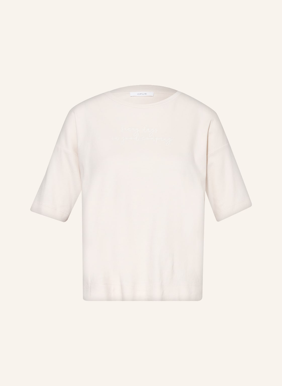 Image of Opus T-Shirt Setty Sun beige