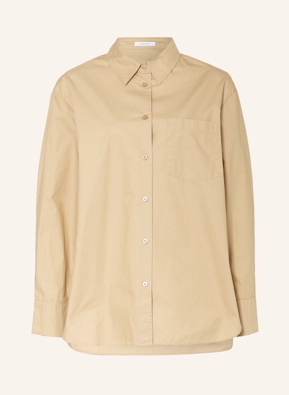 Image of Opus Oversized-Hemdbluse Fidala beige