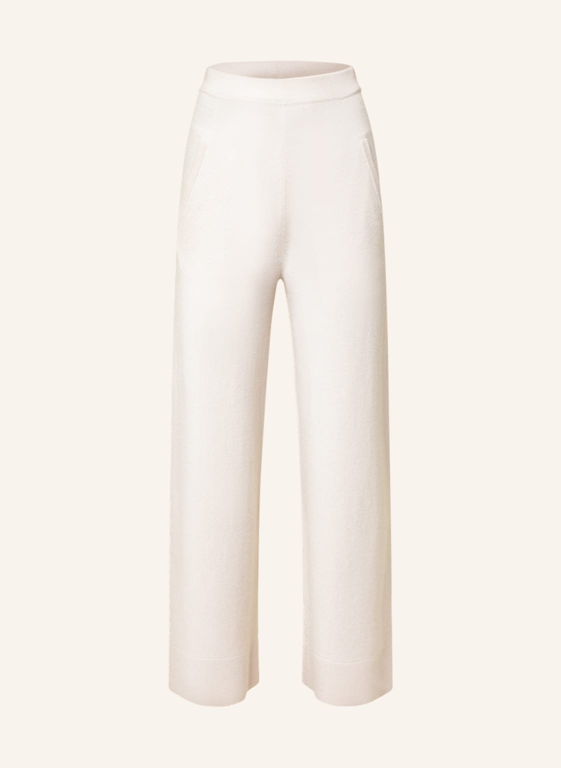 Image of Allude Strickhose Im Jogging-Stil Mit Cashmere beige