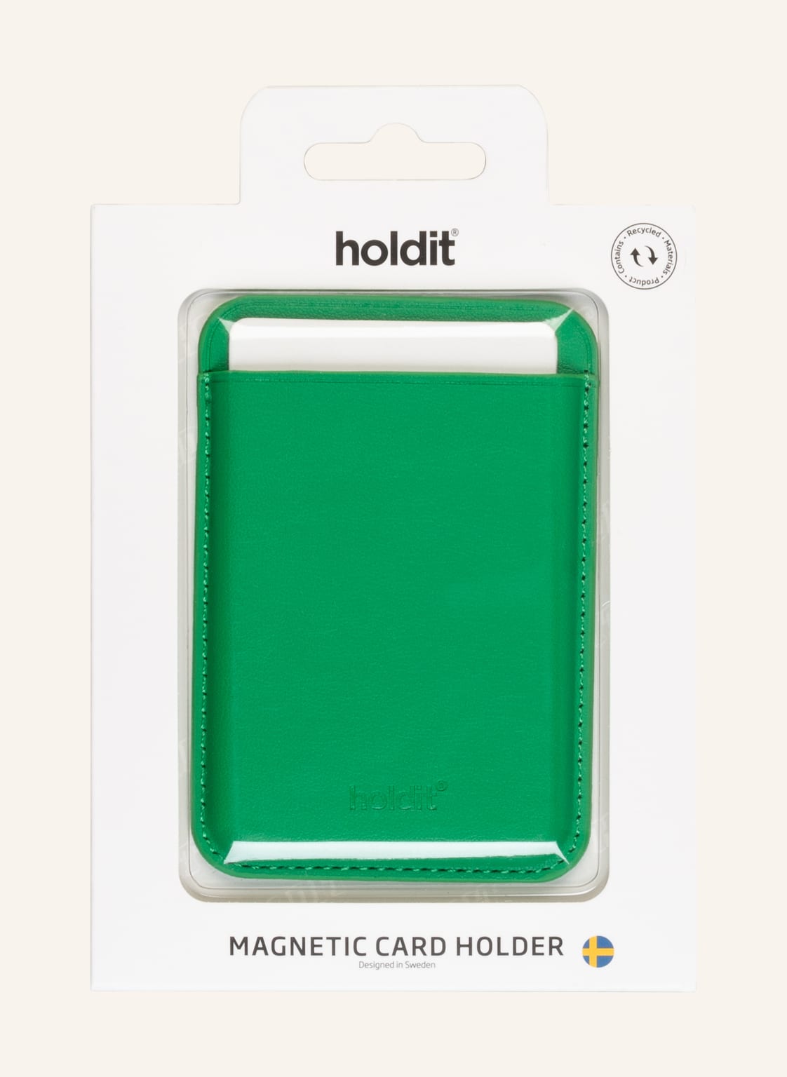 Image of Holdit Smartphone-Kartenetui Mit Magnet gruen
