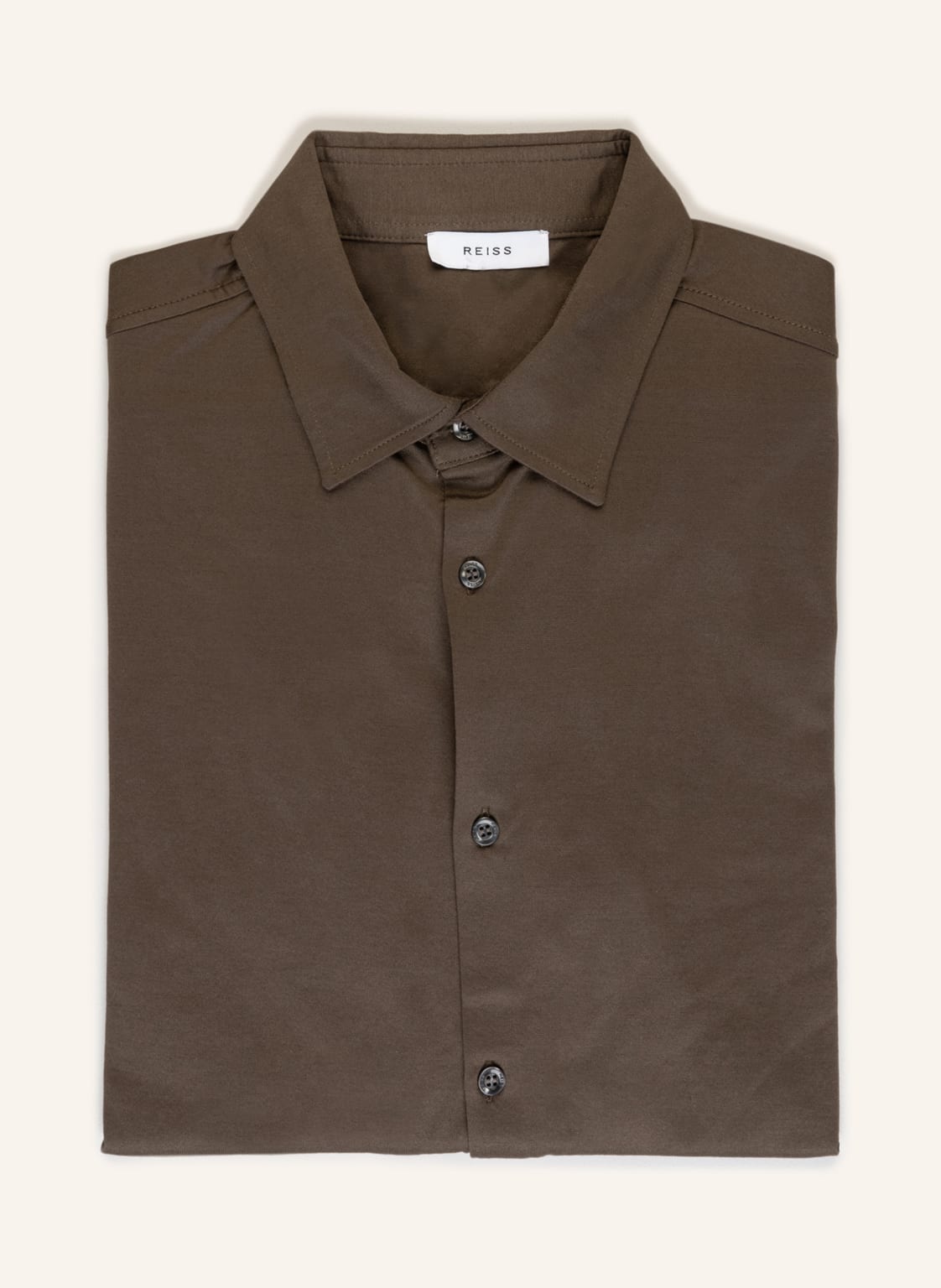 Image of Reiss Jerseyhemd Baron Regular Fit braun