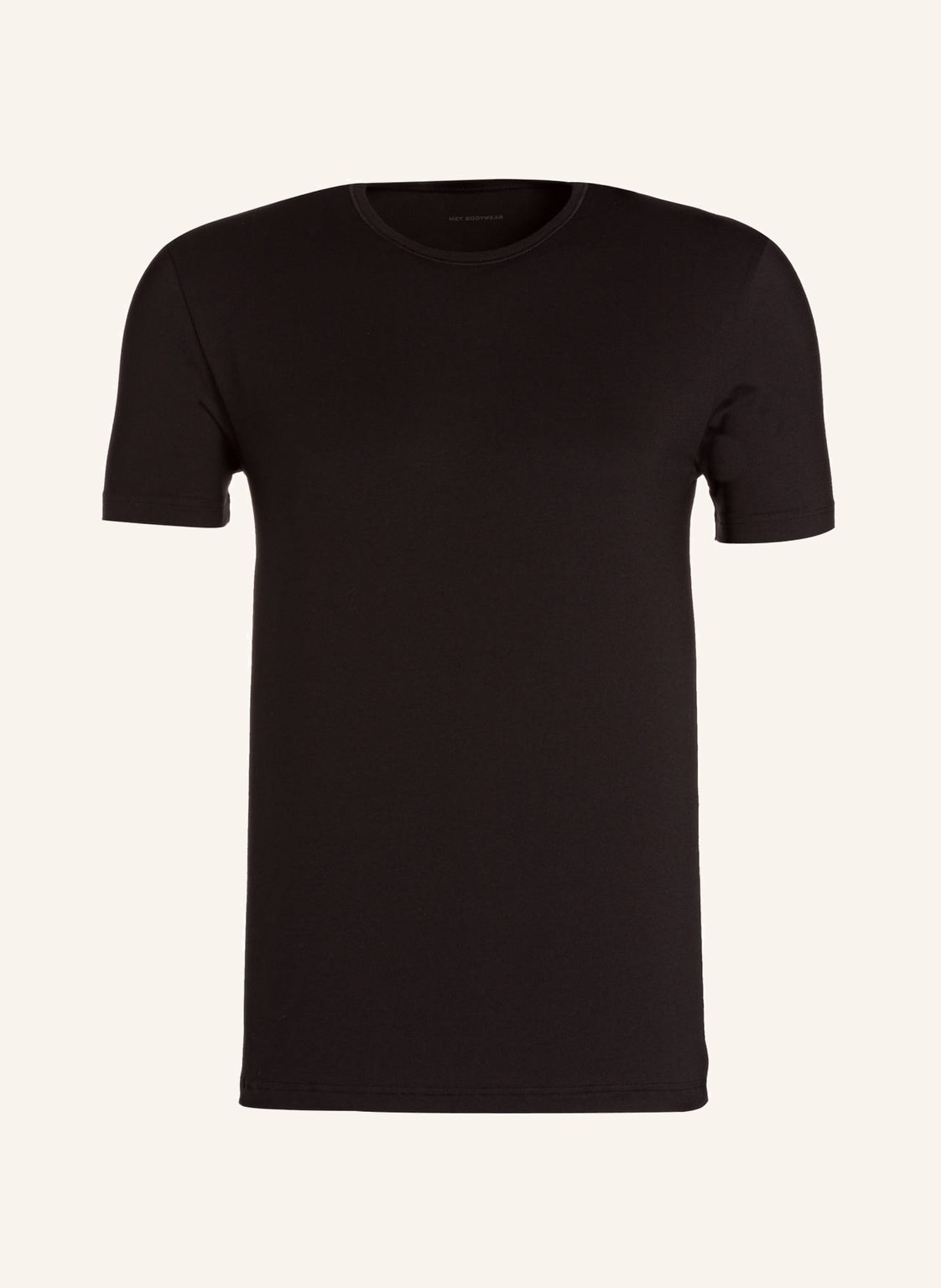 Image of Mey Schlafshirt Serie Dry Cotton schwarz