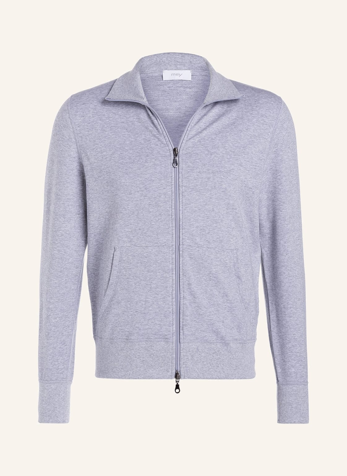 Image of Mey Lounge-Sweatjacke grau