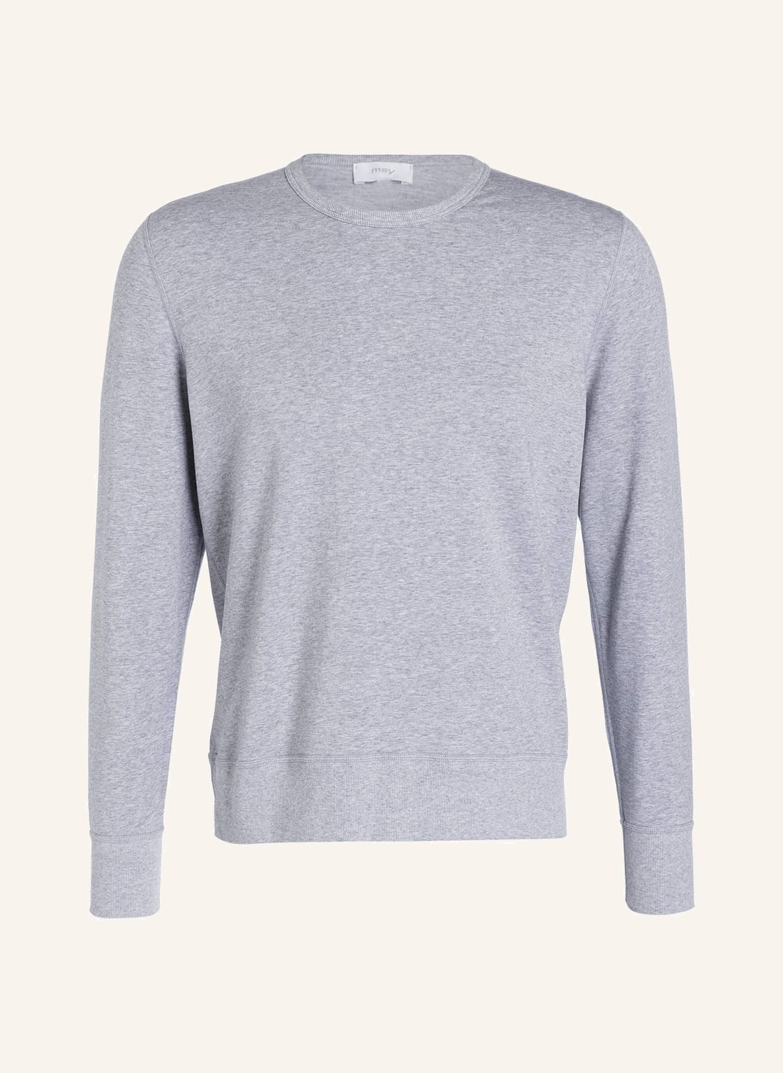 Image of Mey Lounge-Sweatshirt Serie Enjoy grau