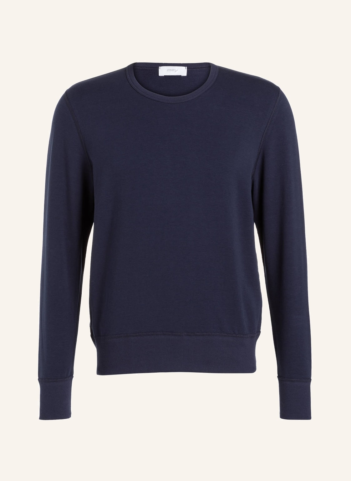 Image of Mey Lounge-Sweatshirt Serie Enjoy blau