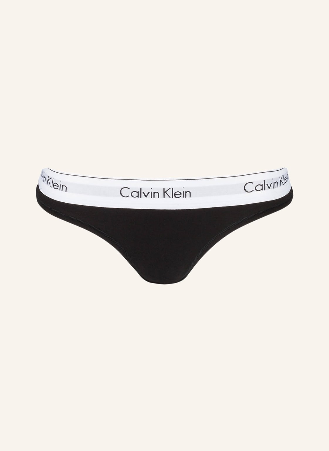 Image of Calvin Klein String Modern Cotton schwarz