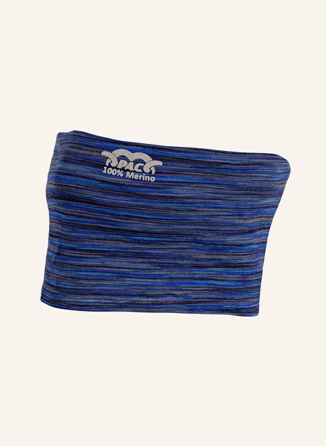 Image of P.A.C. Multifunktionstuch Aus Merinowolle blau