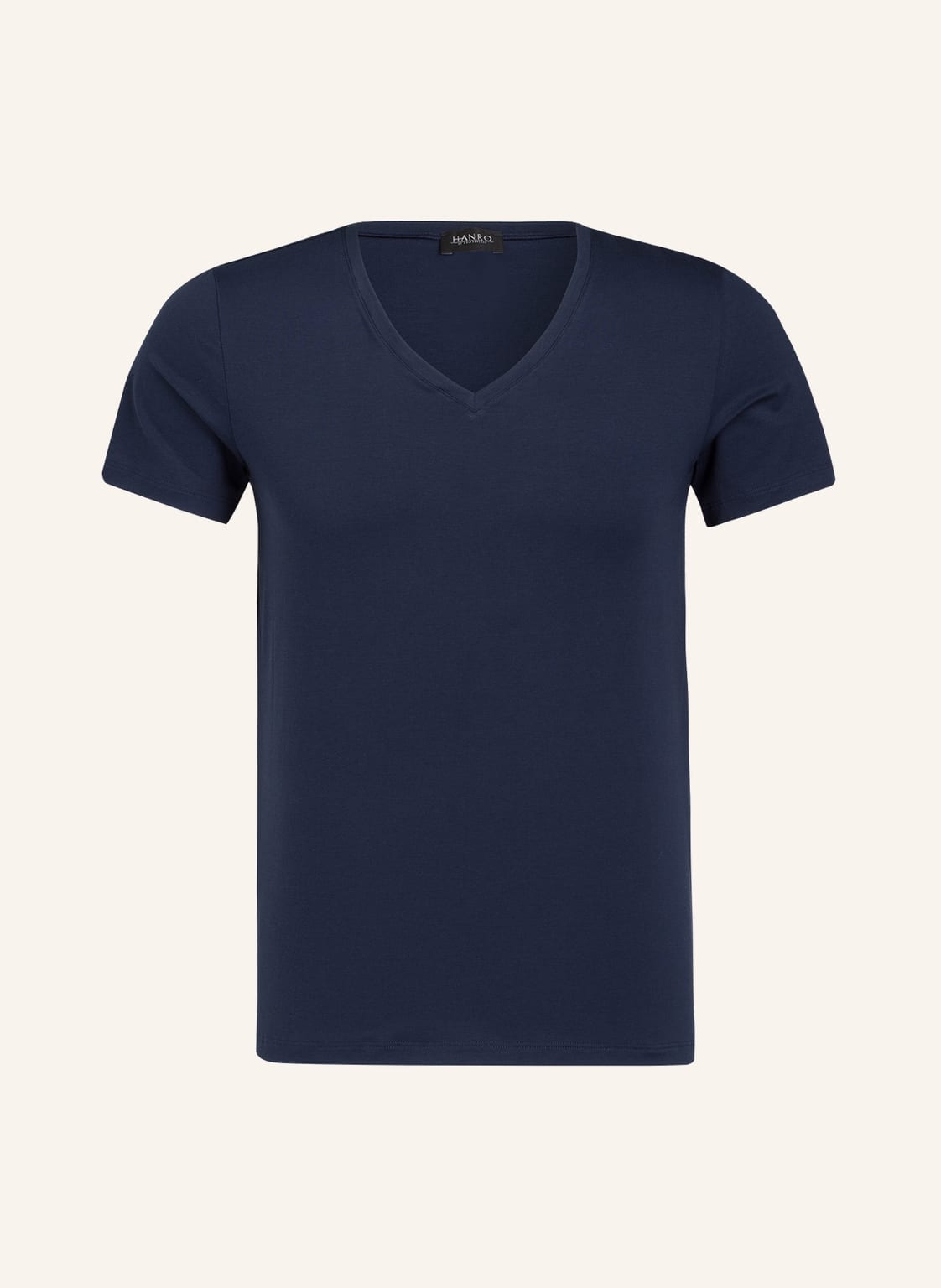 Image of Hanro V-Shirt Cotton Superior blau