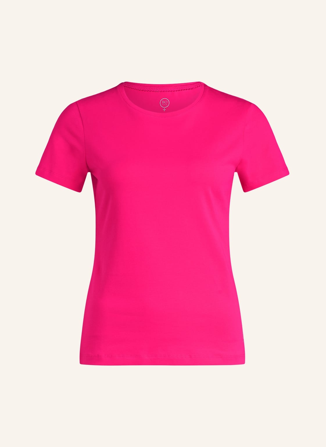 Image of Boviva T-Shirt Mit Schmucksteinen pink