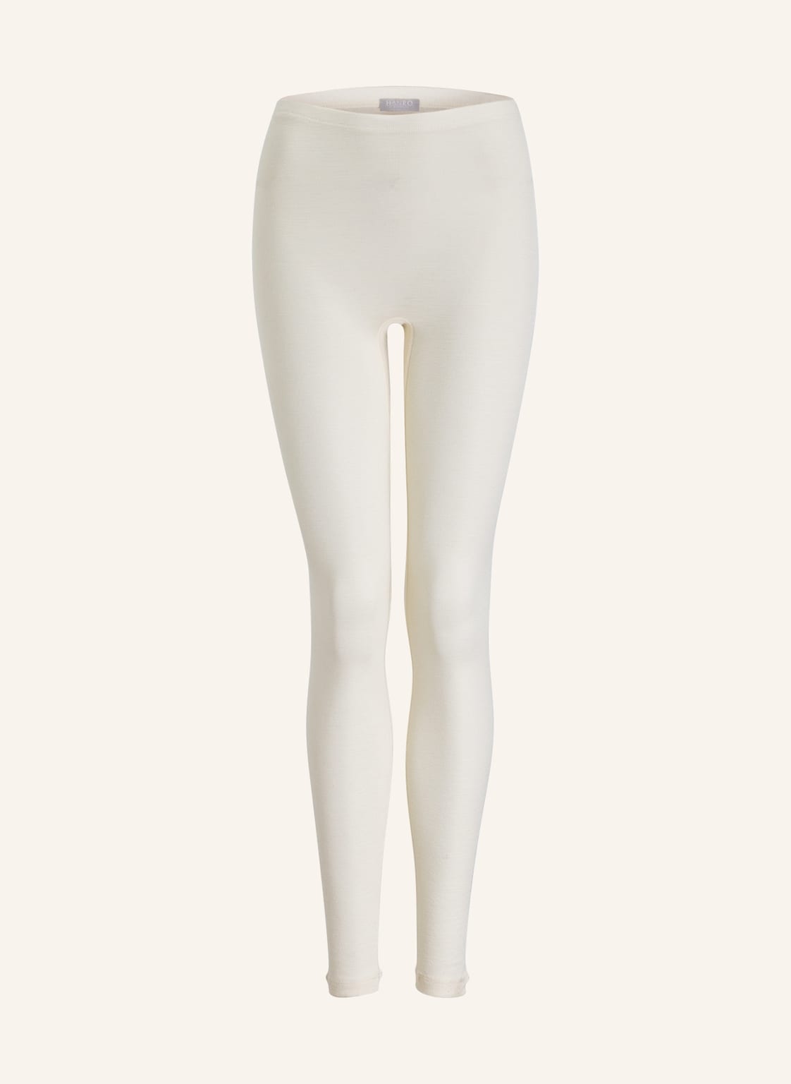 Image of Hanro Lounge-Leggings Woolen Silk Aus Merinowolle weiss