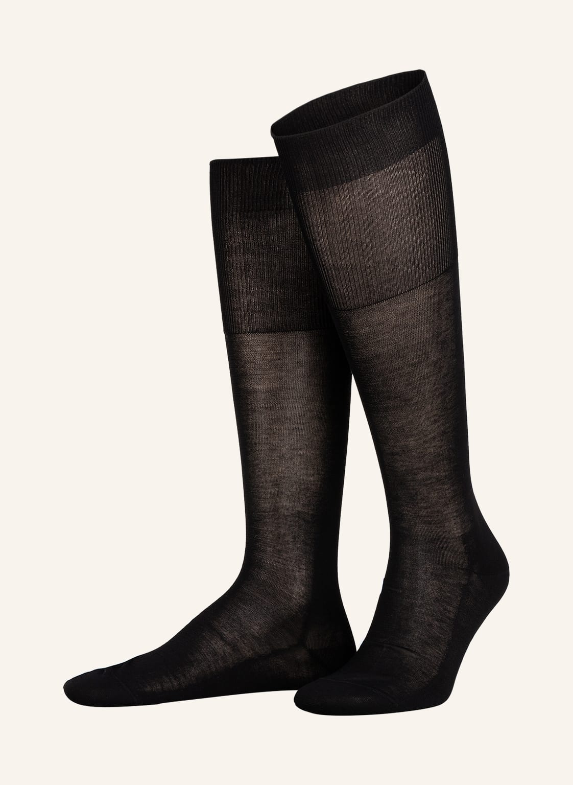 Image of Falke Kniestrümpfe Luxury No. 9 schwarz
