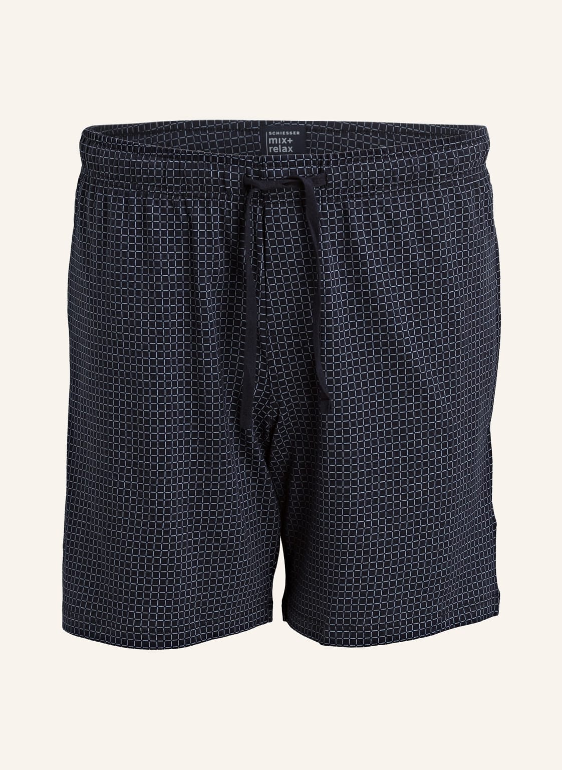 Image of Schiesser Schlafshorts Mix+Relax blau