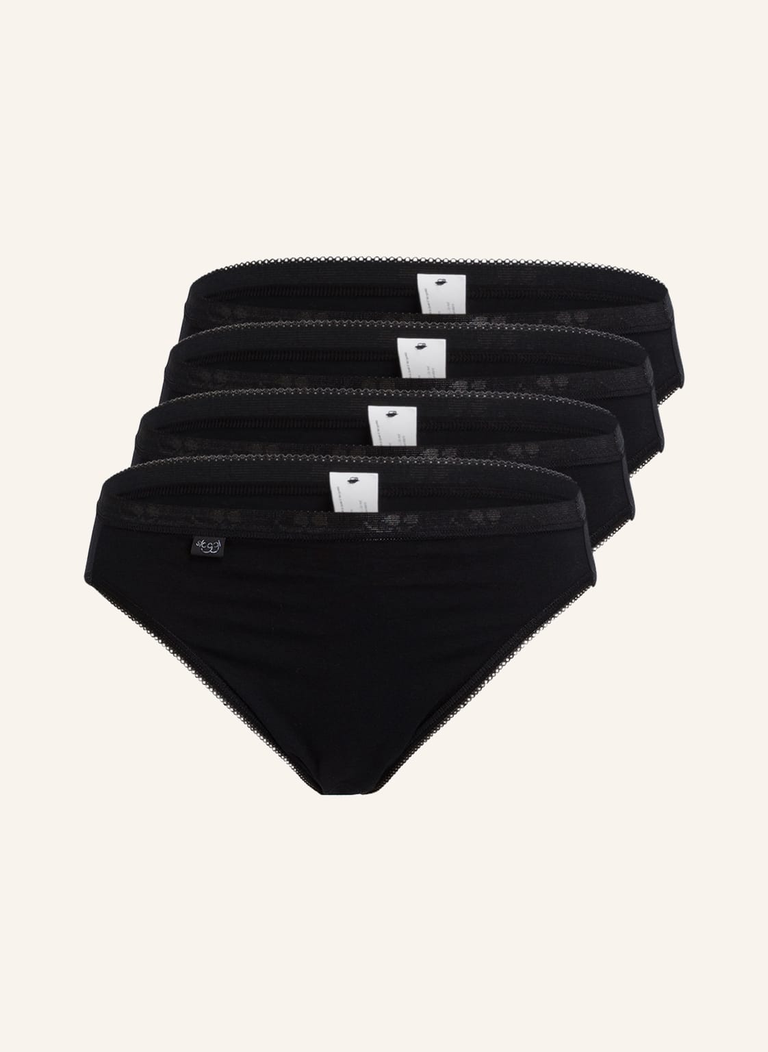 Image of Sloggi 4er-Pack Slips Basic+ schwarz