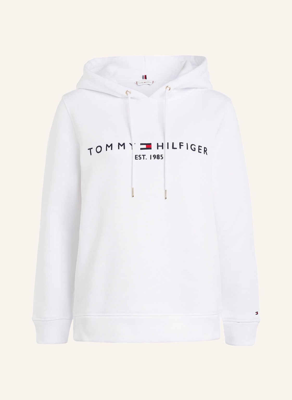 Image of Tommy Hilfiger Hoodie Essential weiss