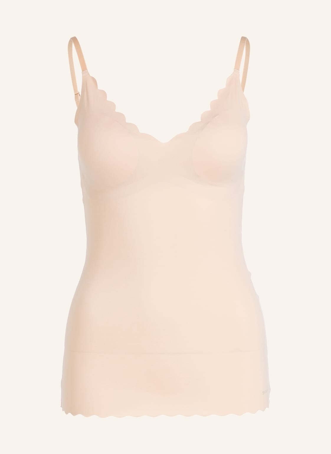 Image of Skiny Top Micro Lovers beige