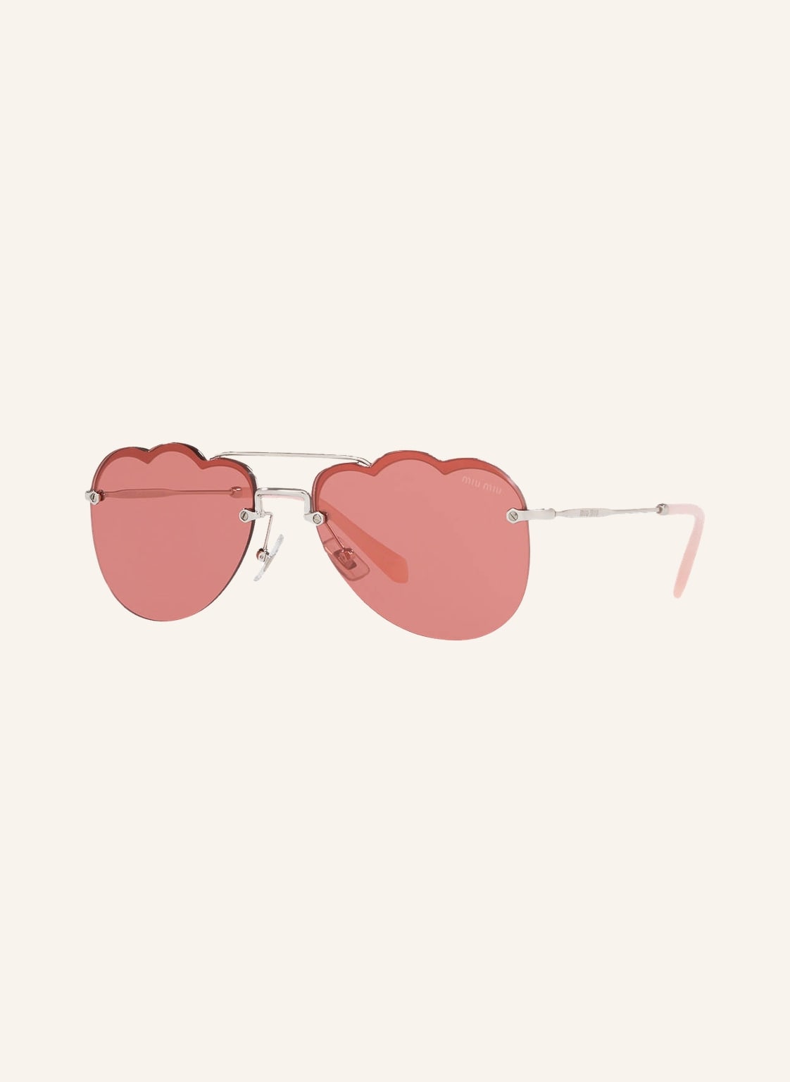 Image of Miu Miu Sonnenbrille Mu 56us silber