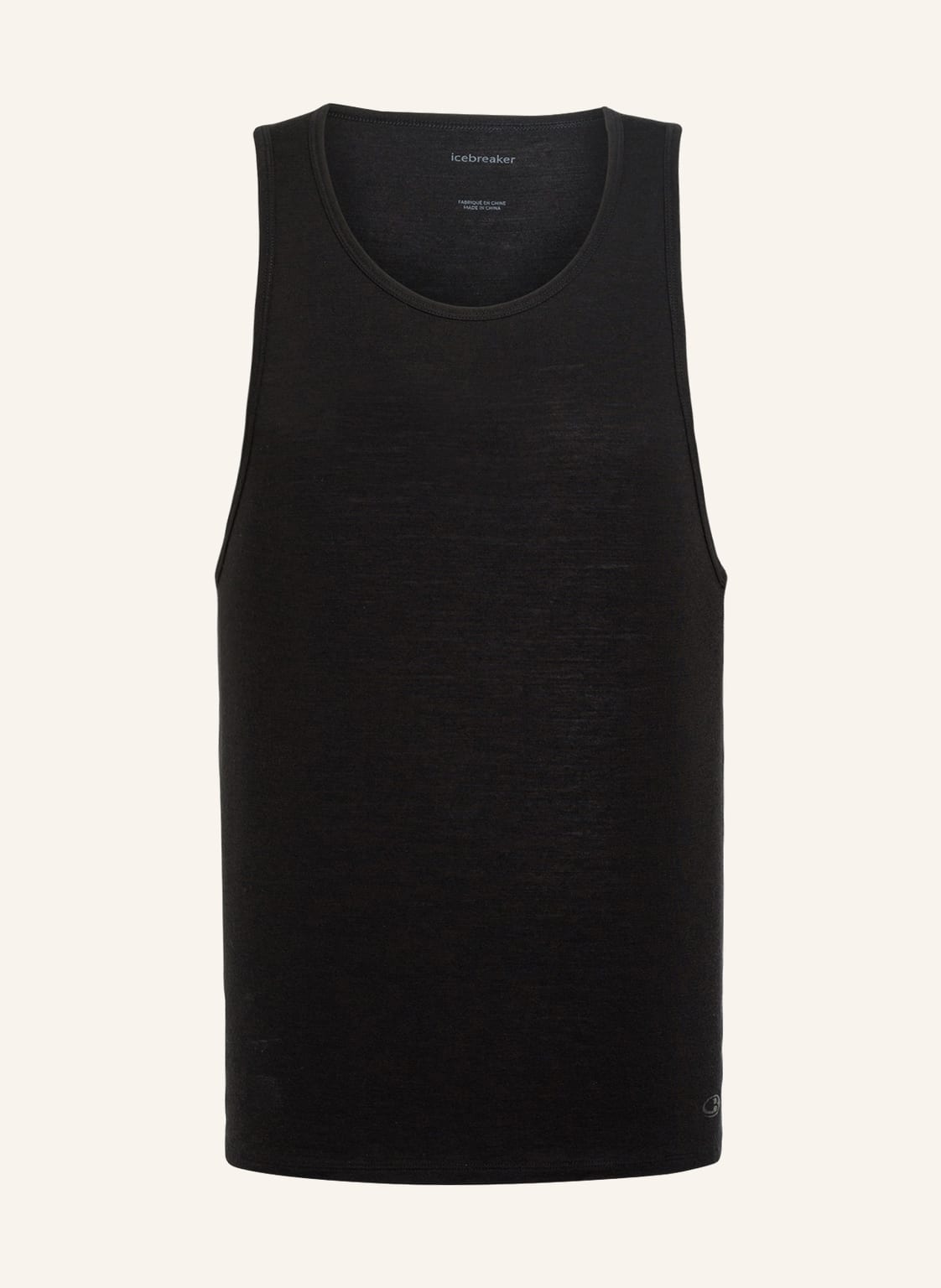 Image of Icebreaker Unterhemd Anatomica Aus Merinowolle schwarz