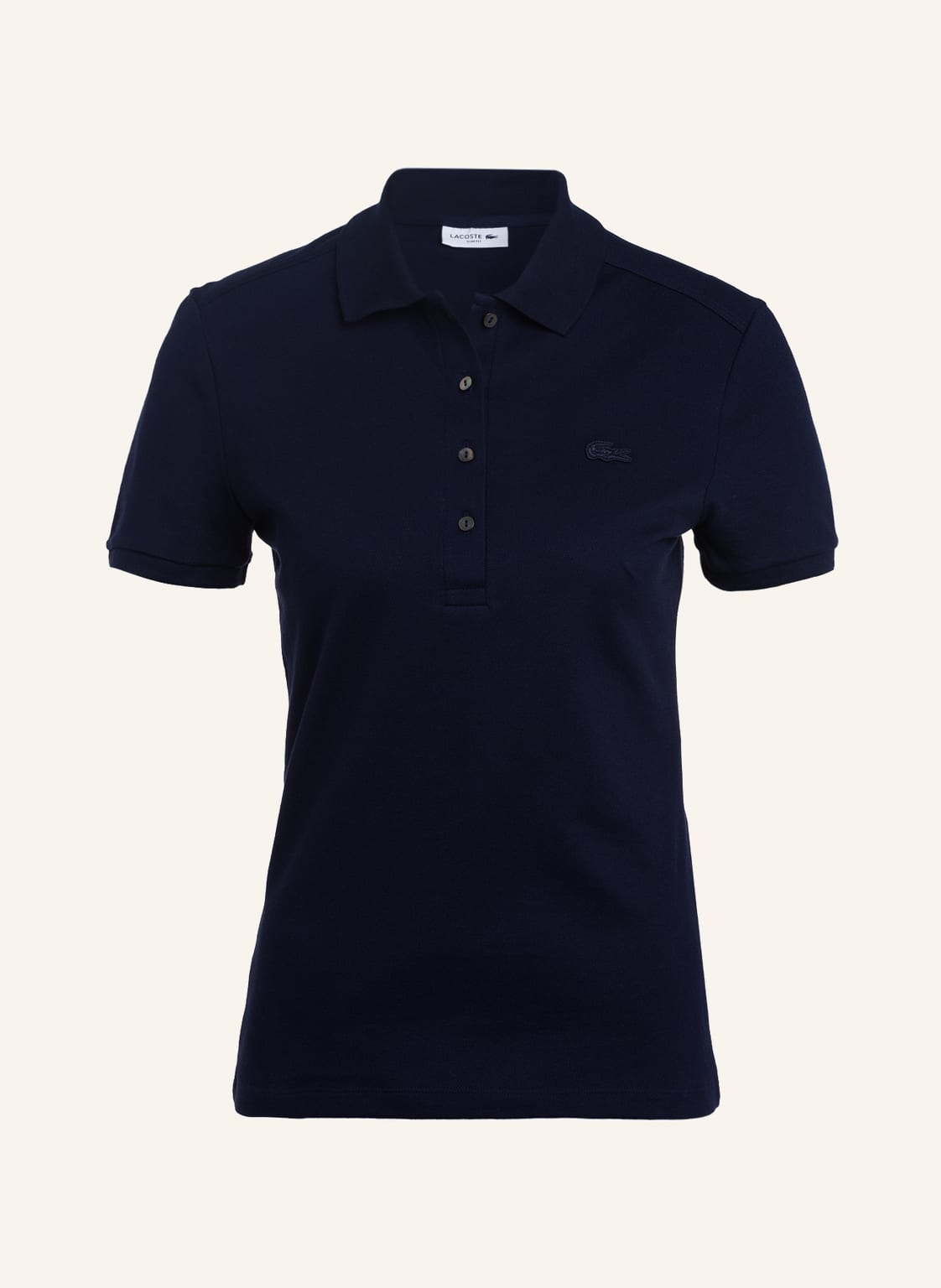 Image of Lacoste Piqué-Poloshirt Slim Fit blau