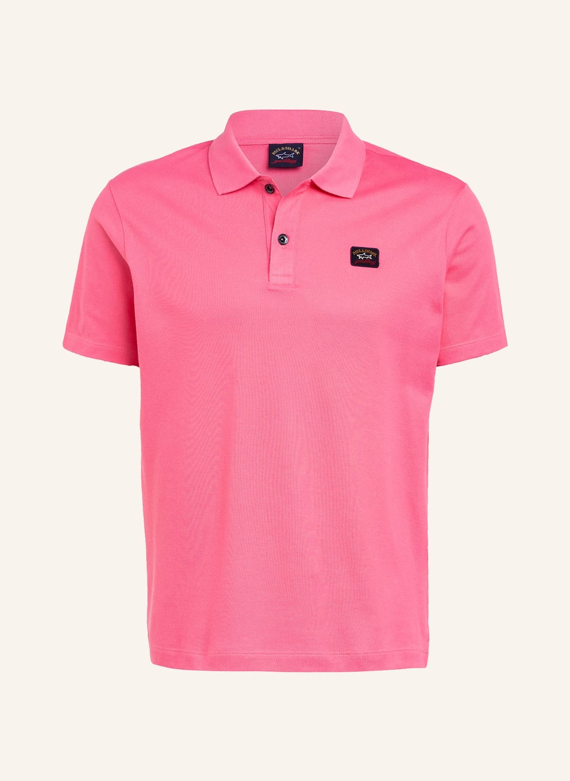 Image of Paul & Shark Piqué-Poloshirt rosa