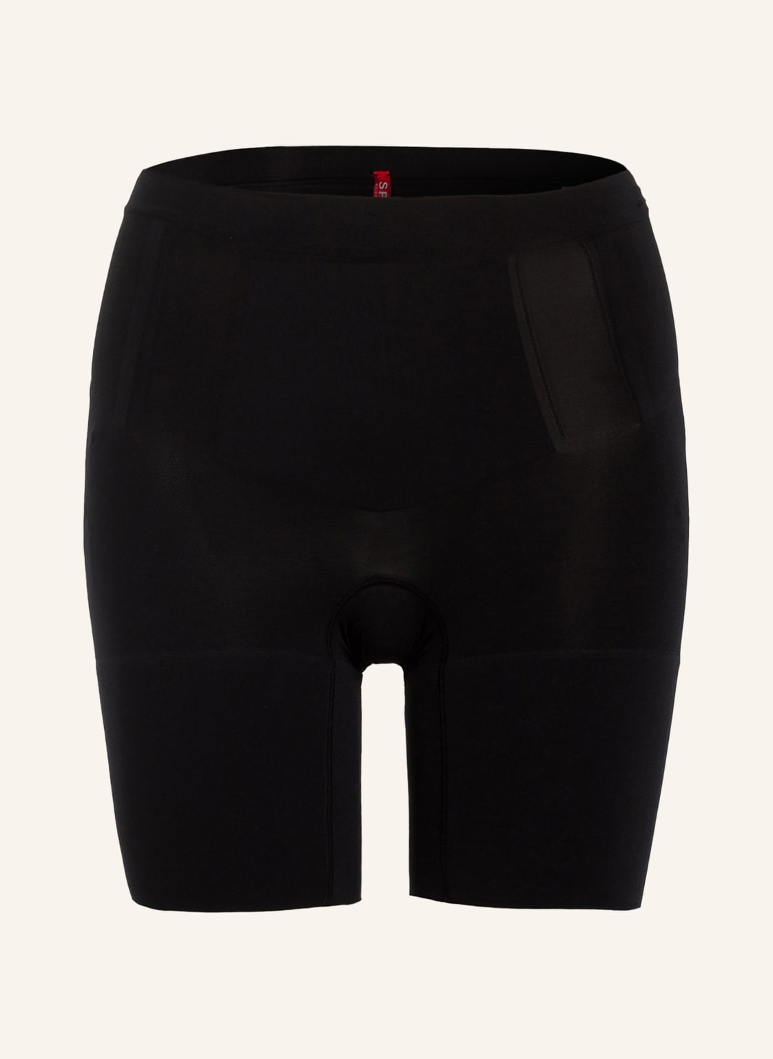 Image of Spanx Shape-Shorts Oncore High-Waisted Mid-Thigh Mit Push-Up-Effekt schwarz