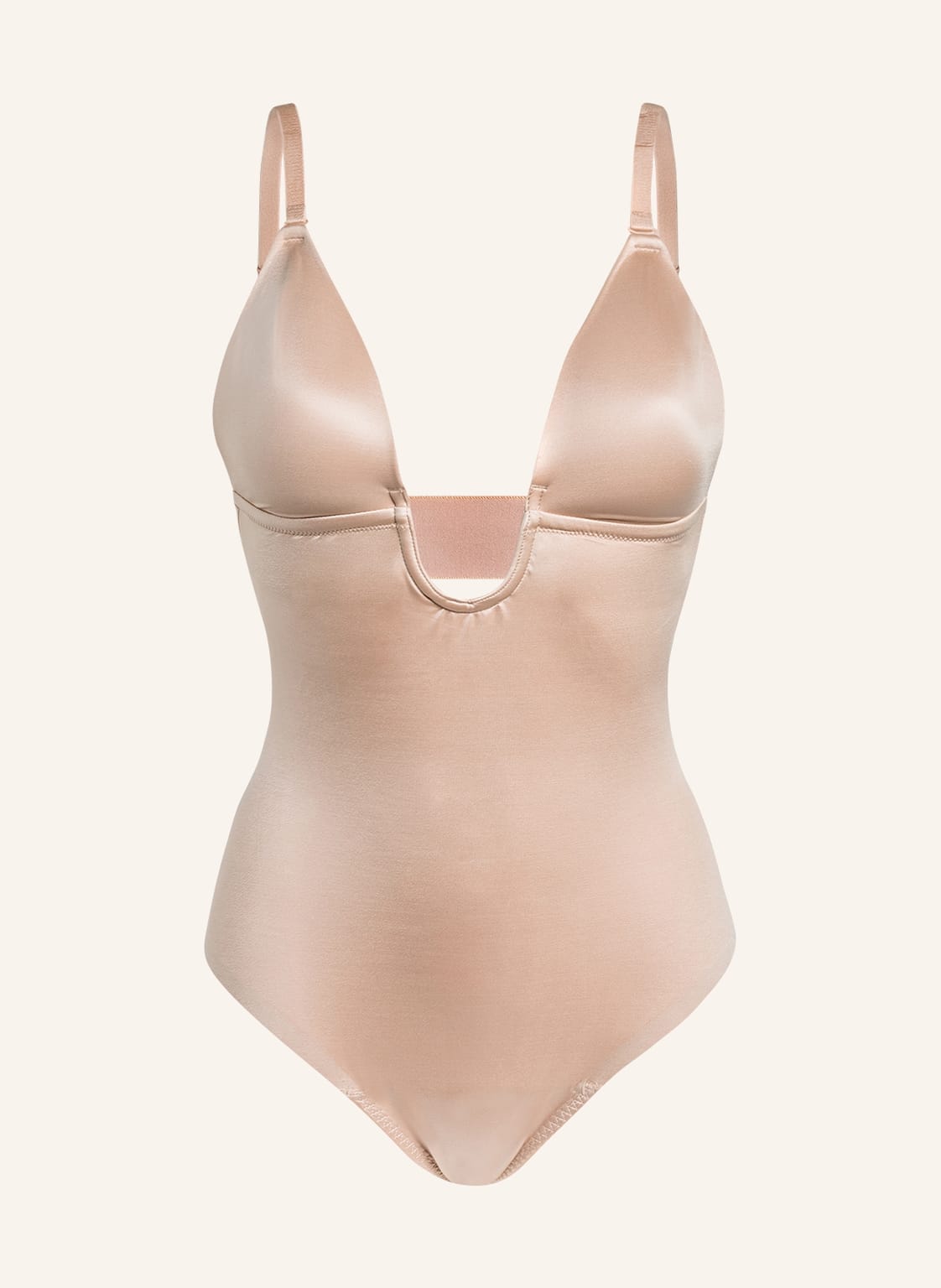 Image of Spanx Shape-Body Suit Your Fancy Plunge beige