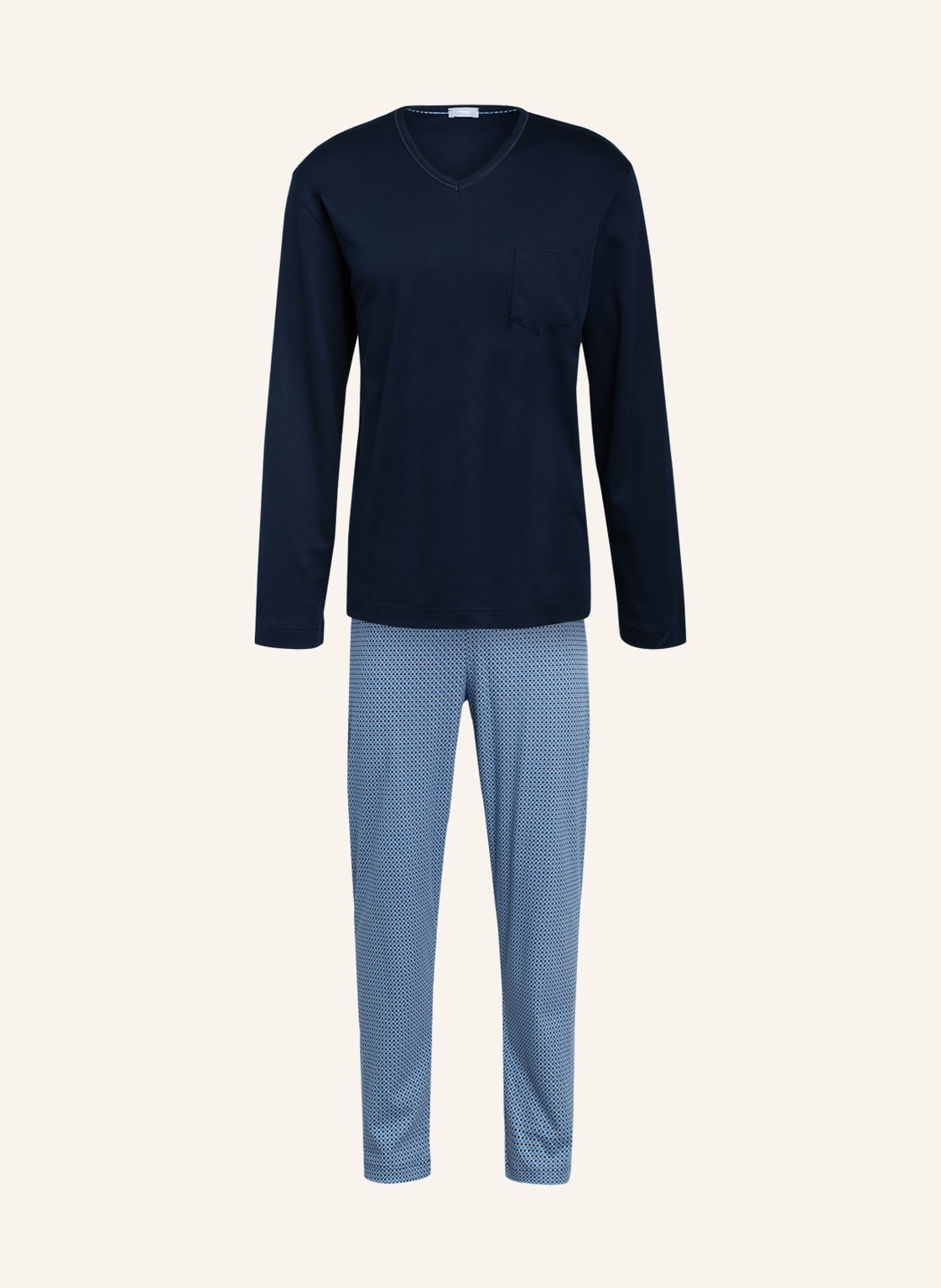 Image of Mey Schlafanzug blau