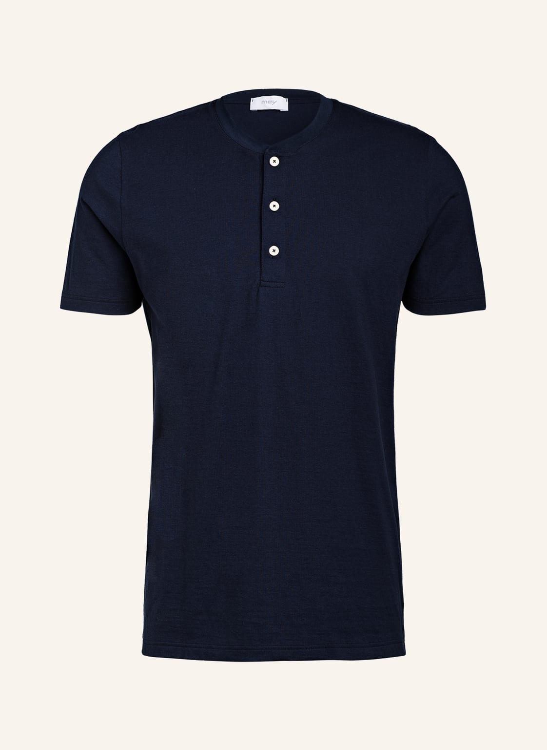 Image of Mey Schlafshirt Serie Ringwood blau