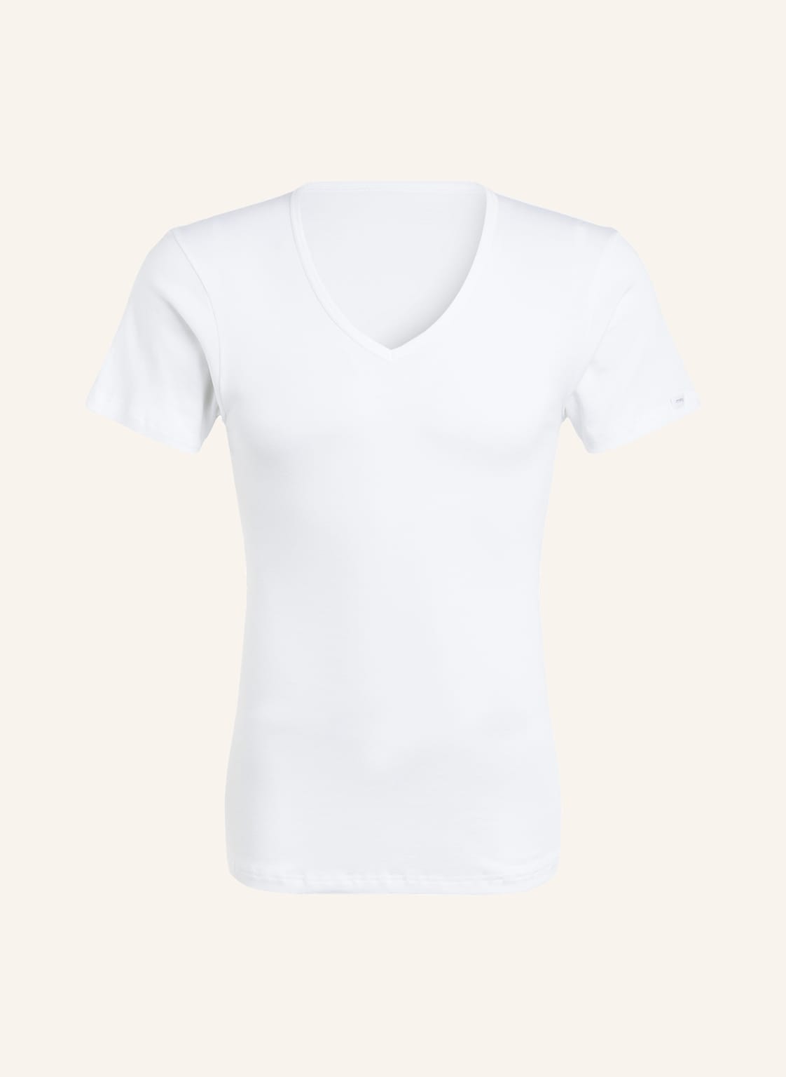 Image of Mey V-Shirt Serie Noblesse weiss