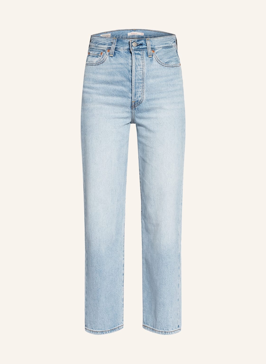 Levi’s® Straight Jeans Ribcage blau