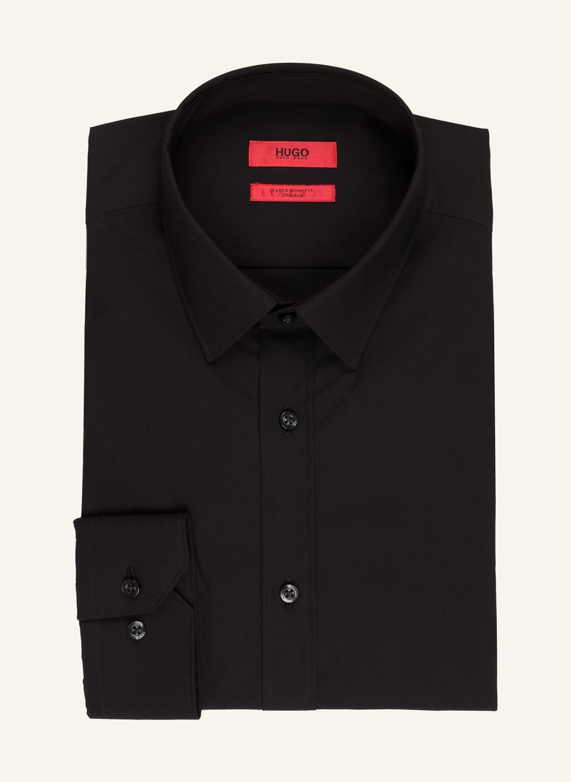 Image of Hugo Hemd Elisha Extra Slim Fit schwarz