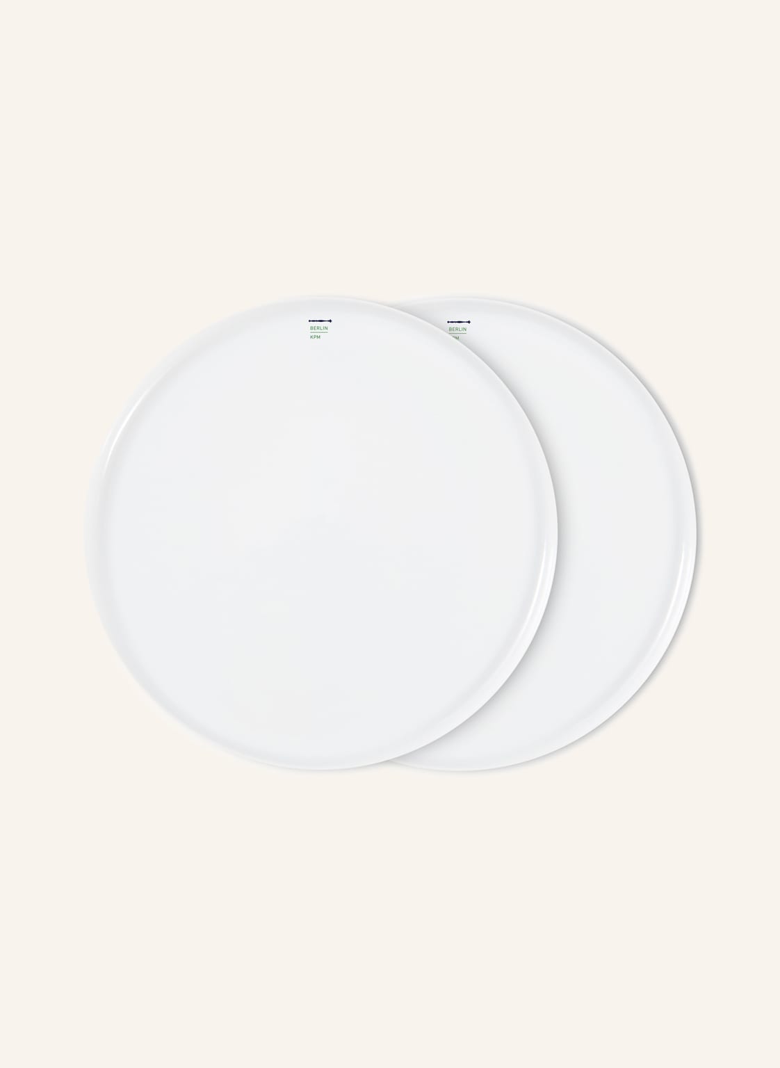 Image of Kpm 2er-Set Speiseteller Lab weiss