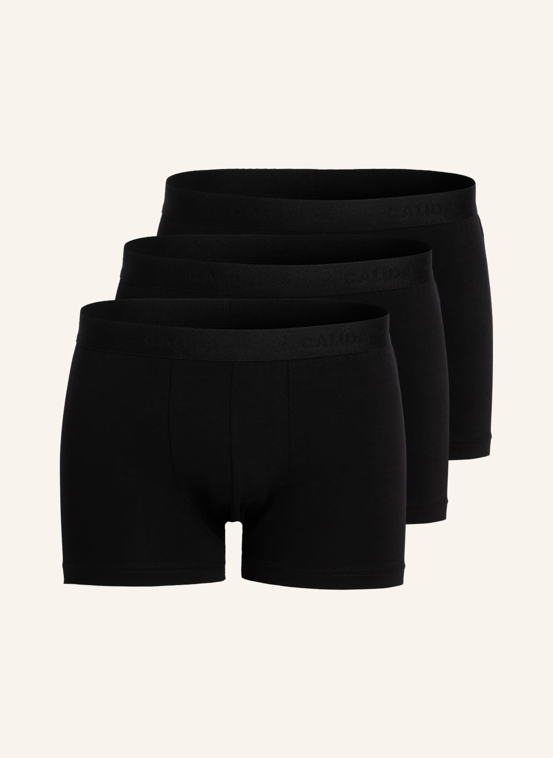 Image of Calida 3er-Pack Boxershorts Natural Benefit schwarz