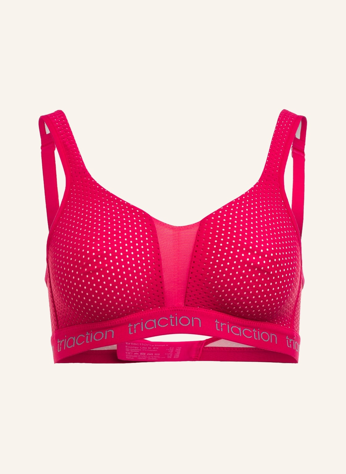 Image of Triumph Sport-Bh Triaction Energy Lite Mit Mesh rot