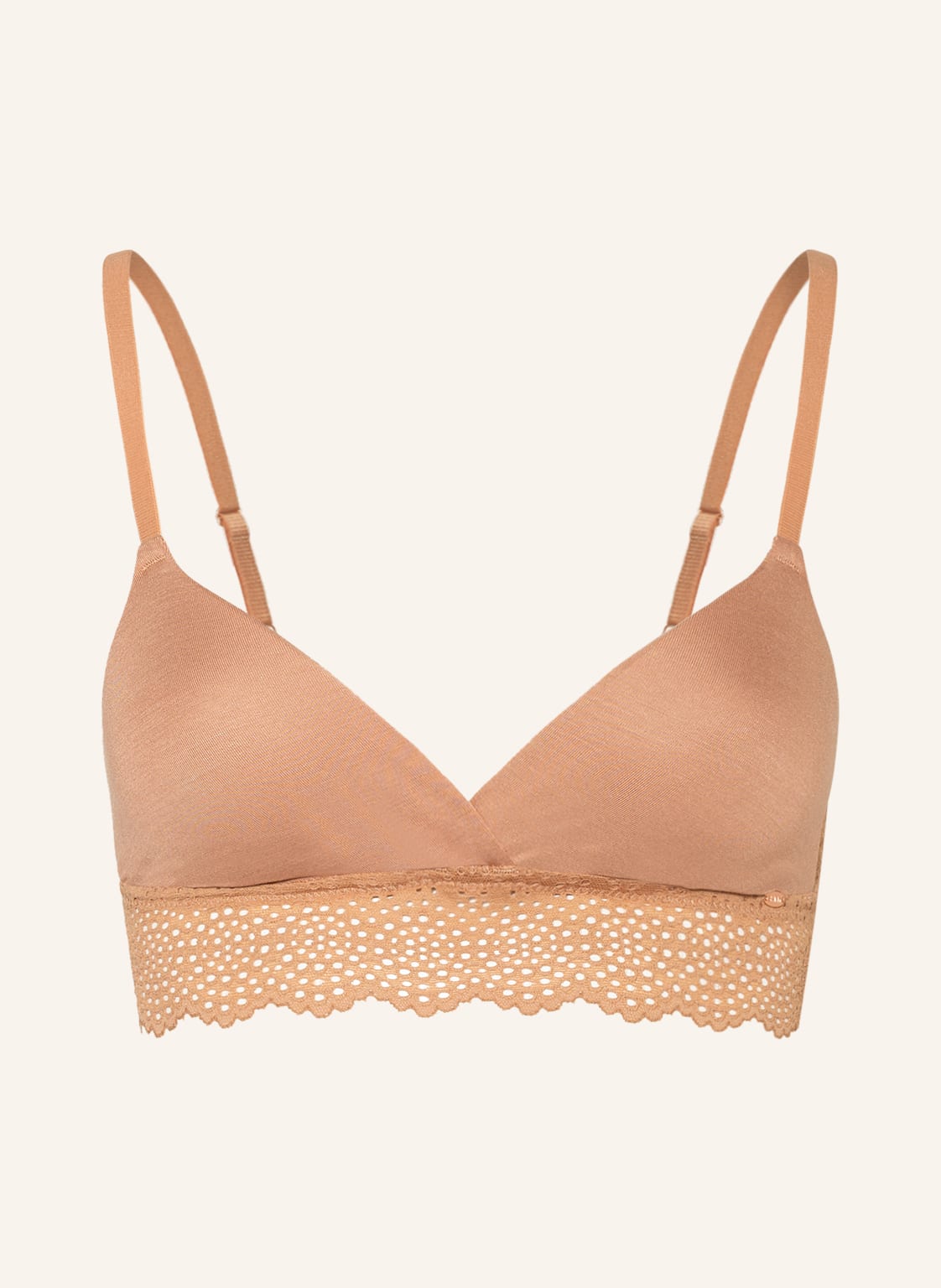 Image of Skiny Triangel-Bh Every Day Bamboo Lace braun