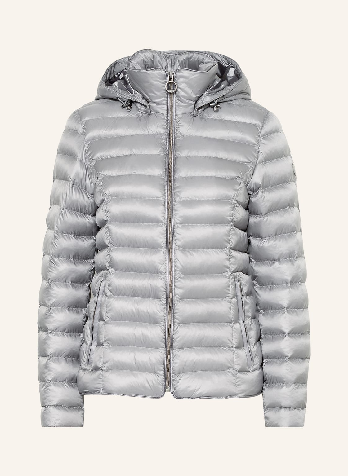 Image of Wellensteyn Steppjacke Italy Hood Mit Abnehmbarer Kapuze grau